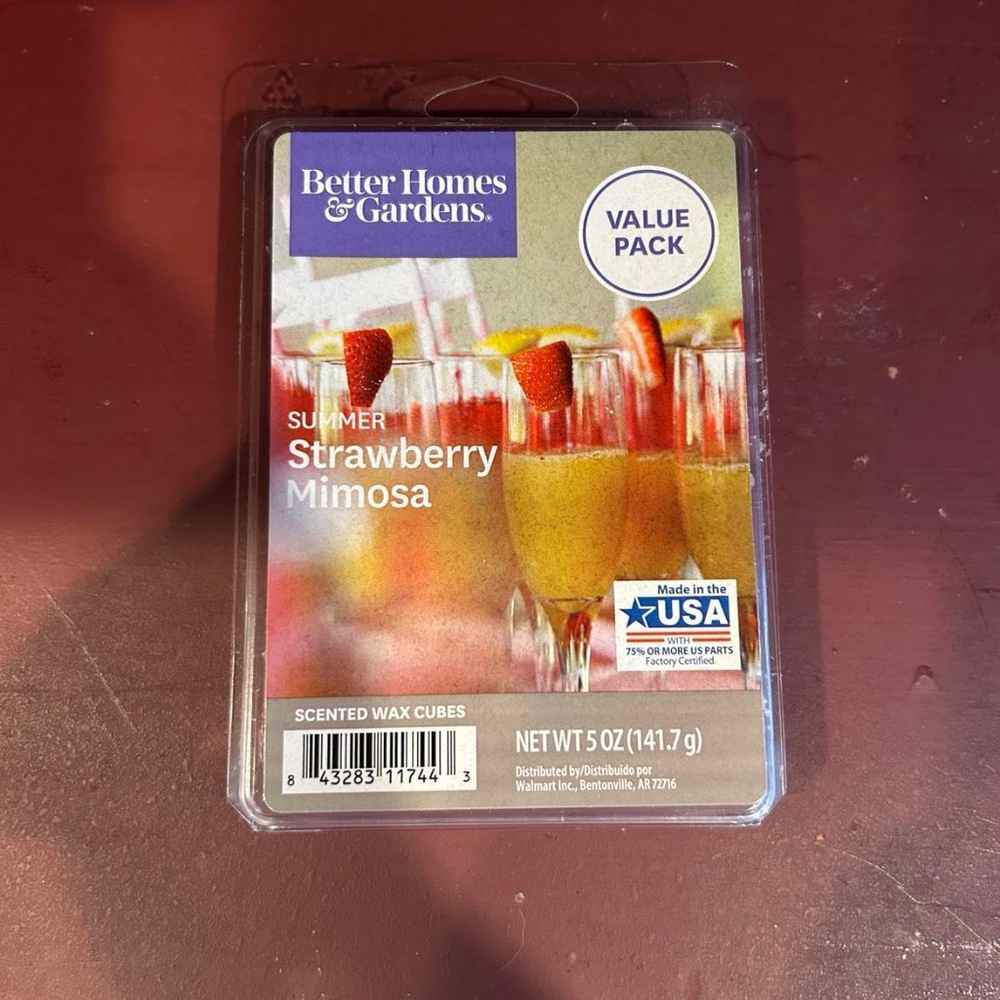 Better Homes & Gardens Summer Strawberry Mimosa Scented Wax Melts 5 oz